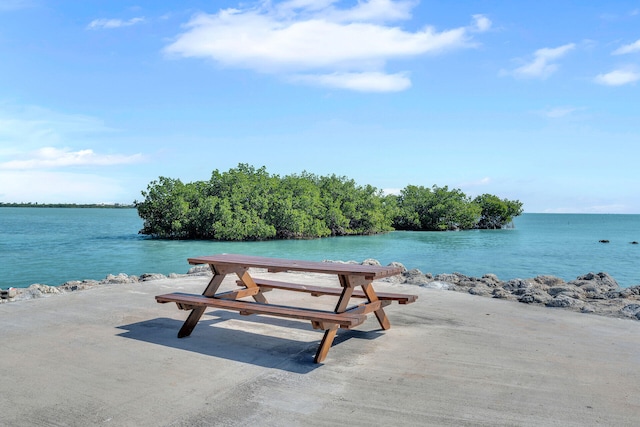 property view of water