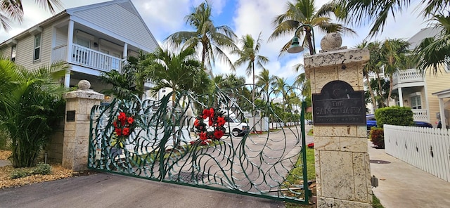 view of gate