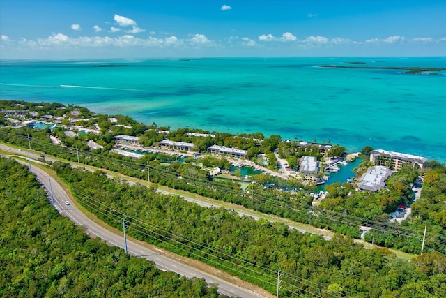 96000 Overseas Hwy Unit X2336Ftslip, Key Largo, FL 33037 - birds eye view of property featuring a water view