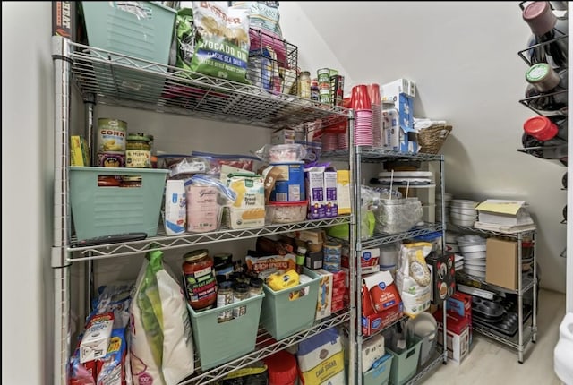 view of pantry