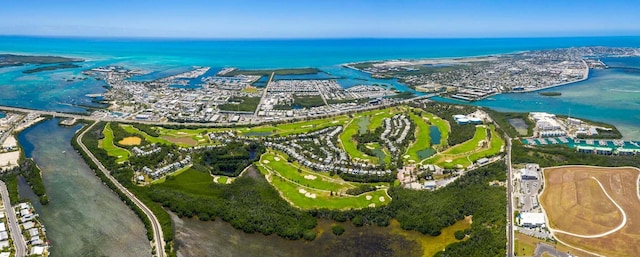 223 Golf Club Dr, Key West, FL 33040 - drone / aerial view featuring a water view