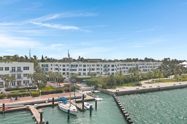 107 Front St Unit 215, Key West, FL 33040 - dock area featuring a water view