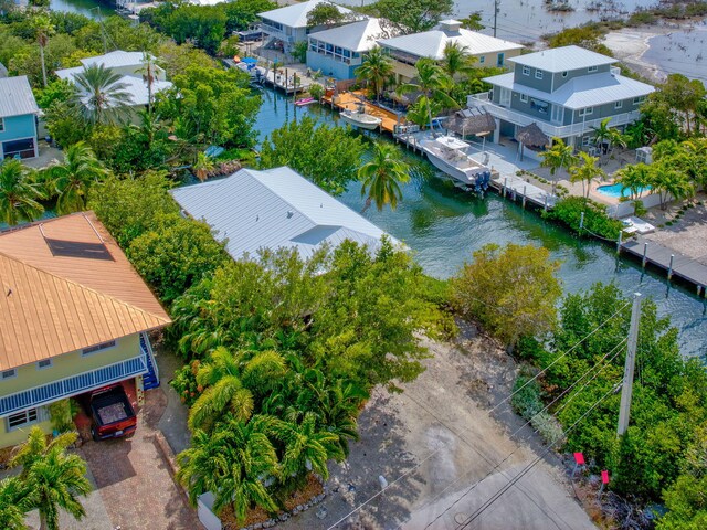 27312 Anguila Ln, Ramrod, FL 33042 - aerial view with a residential view and a water view