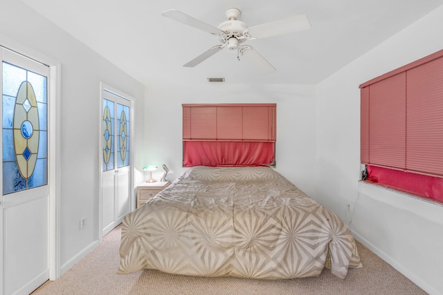27312 Anguila Ln, Ramrod, FL 33042 - carpeted bedroom featuring visible vents, baseboards, and a ceiling fan
