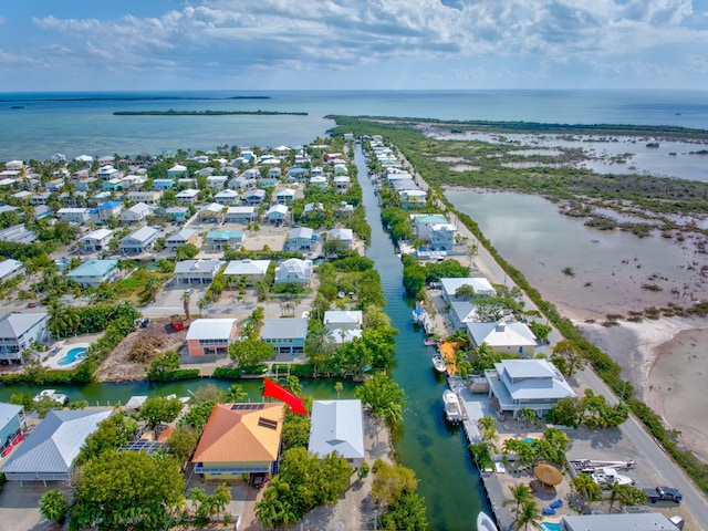 27312 Anguila Ln, Ramrod, FL 33042 - aerial view featuring a residential view and a water view