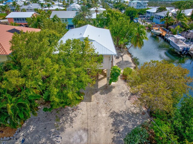 27312 Anguila Ln, Ramrod, FL 33042 - bird's eye view with a residential view and a water view