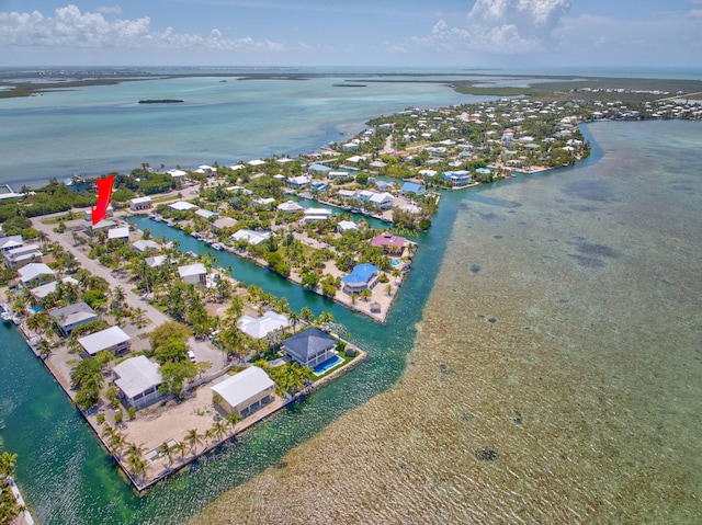 17166 W Wahoo Ln, Sugarloaf, FL 33042 - aerial view of residential area with a large body of water
