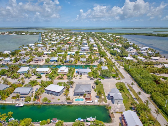 17166 W Wahoo Ln, Sugarloaf, FL 33042 - aerial view of property's location featuring a nearby body of water and nearby suburban area