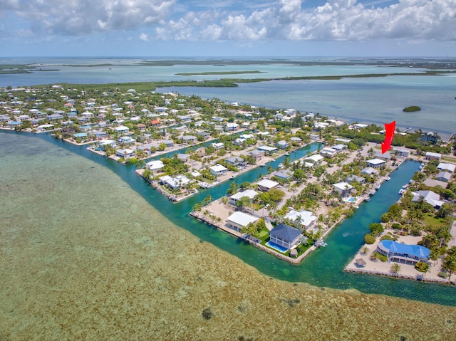 17166 W Wahoo Ln, Sugarloaf, FL 33042 - aerial view of residential area with a nearby body of water