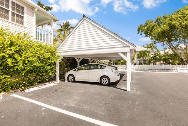532 Porter Ln, Key West, FL 33040 - view of partially covered parking lot
