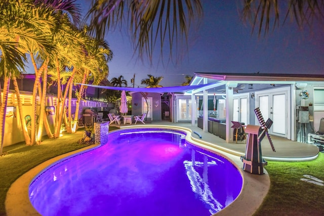 3034 Riviera Dr, Key West, FL 33040 - pool with a fenced backyard
