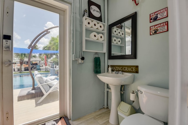 3034 Riviera Dr, Key West, FL 33040 - half bath featuring toilet