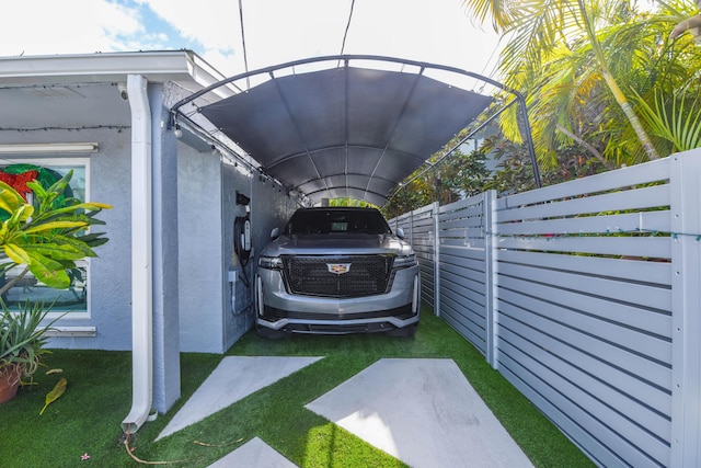3034 Riviera Dr, Key West, FL 33040 - view of car parking with fence