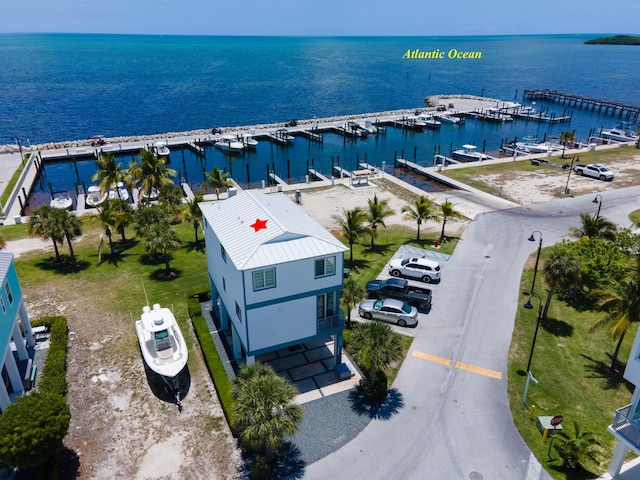 94825 Overseas Hwy Unit 204, Key Largo, FL 33037 - drone / aerial view of a nearby body of water and a marina