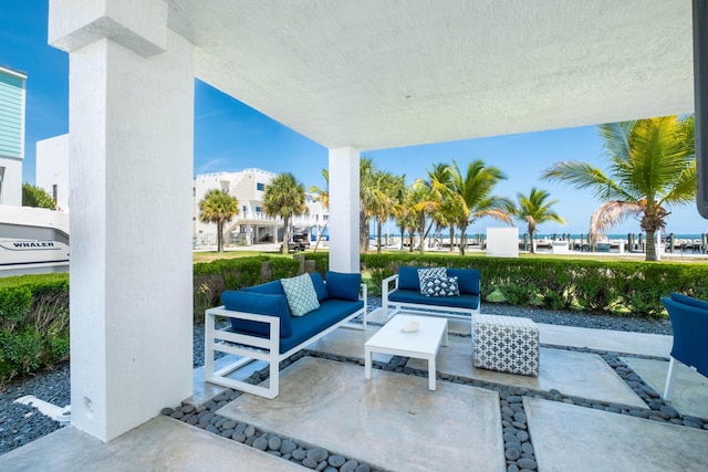 94825 Overseas Hwy Unit 204, Key Largo, FL 33037 - view of patio featuring outdoor lounge area