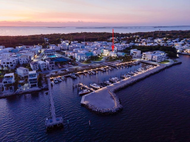 94825 Overseas Hwy Unit 204, Key Largo, FL 33037 - aerial view at dusk of a water view