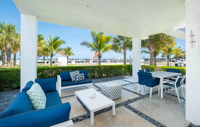 94825 Overseas Hwy Unit 204, Key Largo, FL 33037 - view of patio / terrace featuring outdoor lounge area and outdoor dining area