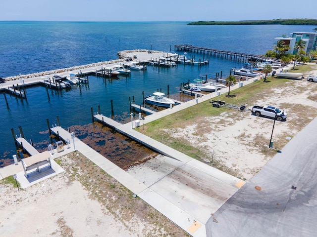 94825 Overseas Hwy Unit 204, Key Largo, FL 33037 - drone / aerial view of a nearby body of water and a marina