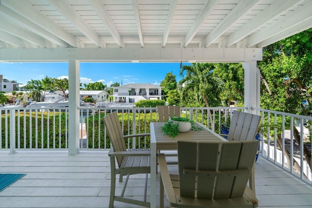 view of deck