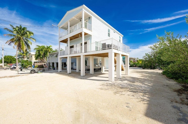 view of rear view of property