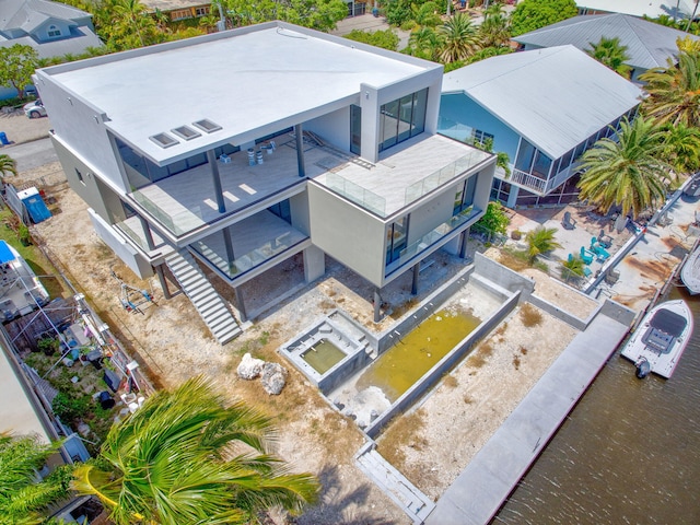 16 S Exuma Rd, Key Largo, FL 33037 - aerial view of property and surrounding area