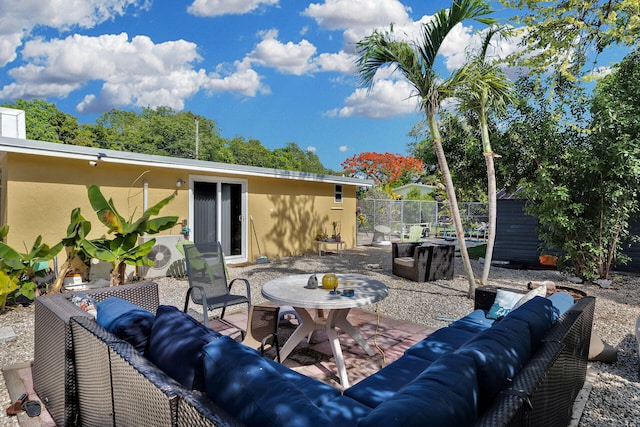 577 Boyd Dr, Key Largo, FL 33037 - view of patio / terrace featuring an outdoor hangout area