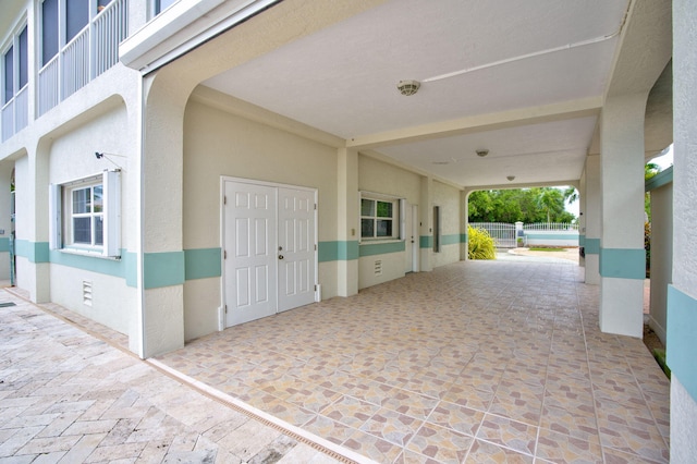 view of patio / terrace with fence