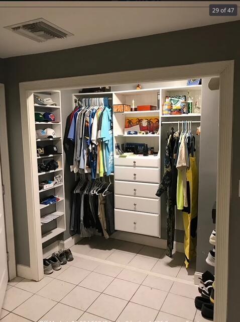 view of closet