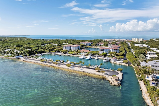 88181 Old Hwy Unit 21H, Islamorada, FL 33036 - aerial view featuring a water view