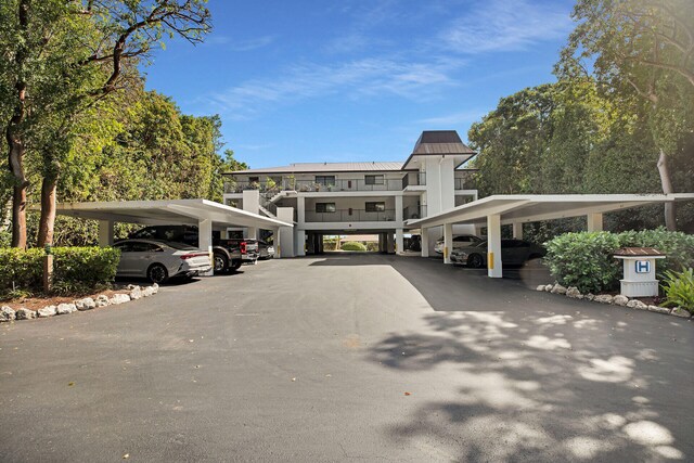 view of car parking