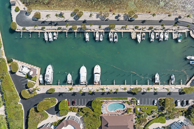 88181 Old Hwy Unit 21H, Islamorada, FL 33036 - birds eye view of property with a water view