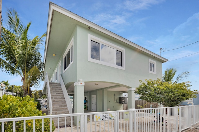 view of rear view of property