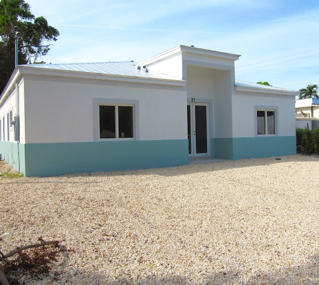 view of rear view of property