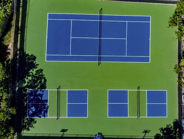 view of tennis court