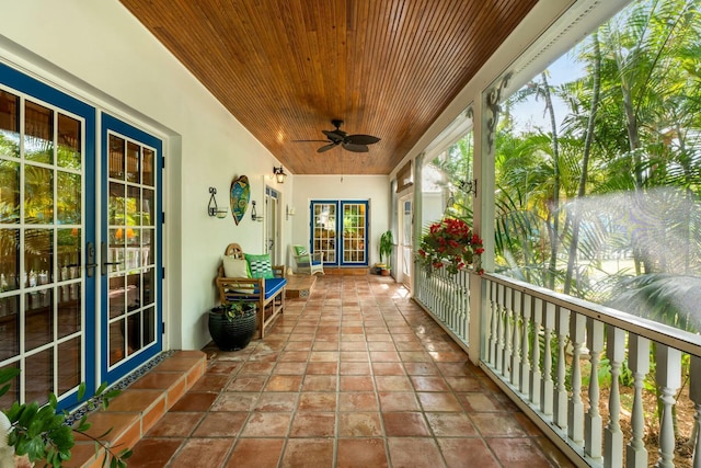 33 Pen Key Dr, Islamorada, FL 33036 - view of patio / terrace with ceiling fan