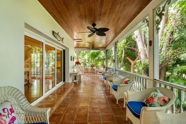 33 Pen Key Dr, Islamorada, FL 33036 - view of patio featuring ceiling fan