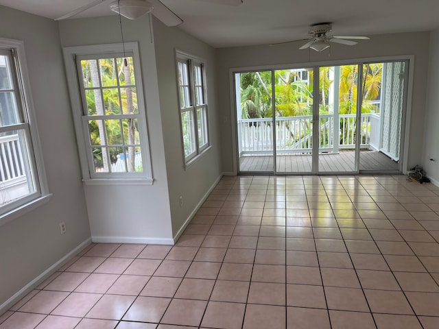 8 Kestral Way, Key West, FL 33040 - unfurnished room featuring ceiling fan and plenty of natural light