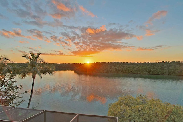 property view of water