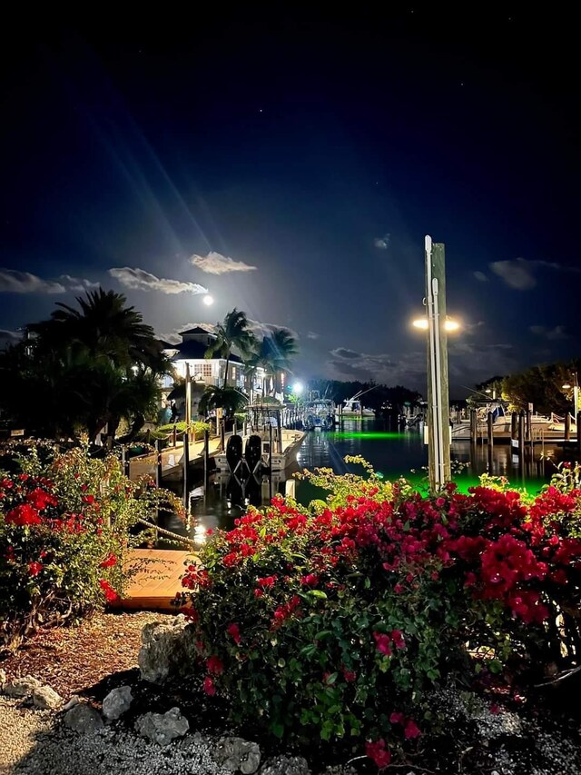 view of home's community featuring a water view