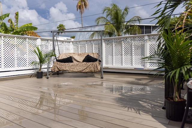3355 Flagler Ave, Key West, FL 33040 - view of wooden terrace