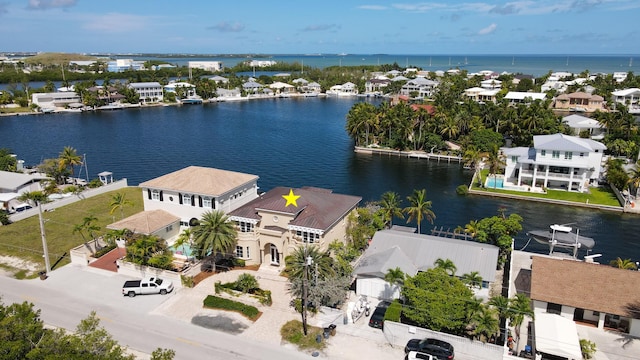33 Cypress Ave, Key Haven, FL 33040 - aerial view of residential area with a nearby body of water