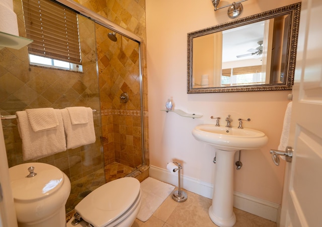33 Cypress Ave, Key Haven, FL 33040 - full bath with a stall shower and tile patterned flooring