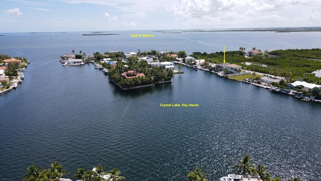 33 Cypress Ave, Key Haven, FL 33040 - aerial view of residential area with a nearby body of water