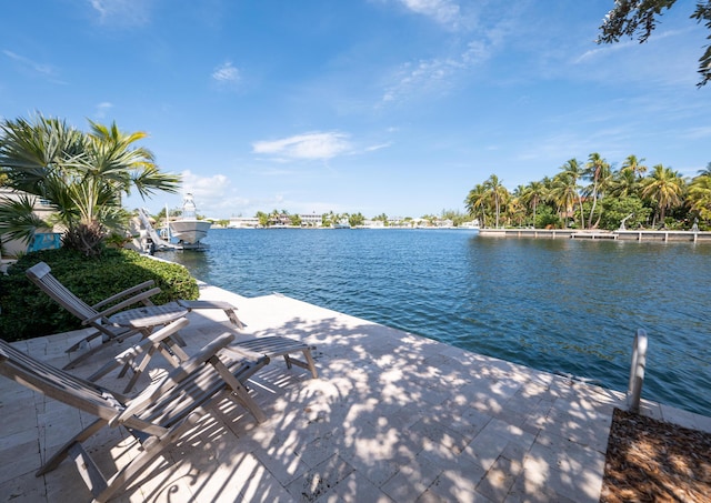 33 Cypress Ave, Key Haven, FL 33040 - dock featuring a water view