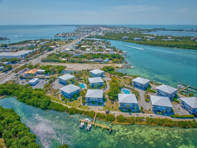 12690 Overseas Hwy Unit 52, Marathon, FL 33050 - bird's eye view with a water view