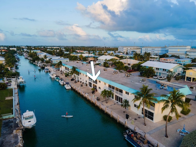 389 N Anglers Dr Unit 204, Marathon, FL 33050 - bird's eye view with a water view