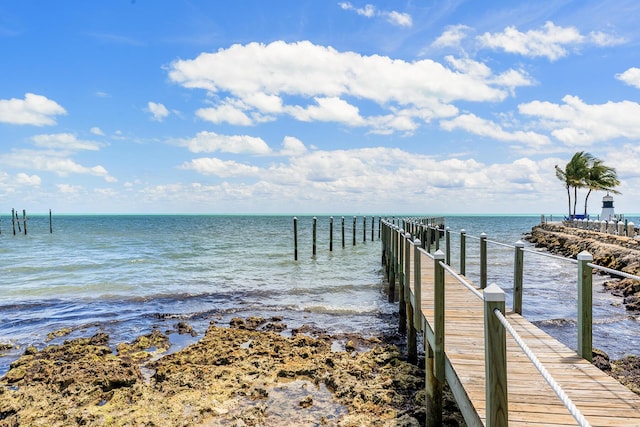 136 Aregood Ln Unit 2A, Islamorada, FL 33036 - view of dock featuring a water view