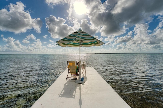 4500 Filer Cove Rd, Big Torch, FL 33042 - dock area with a water view
