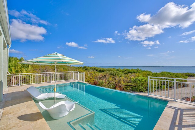 4500 Filer Cove Rd, Big Torch, FL 33042 - view of swimming pool featuring a water view