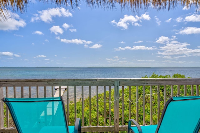 4500 Filer Cove Rd, Big Torch, FL 33042 - balcony featuring a water view